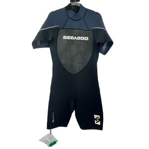 Sea-Doo BRP Mens Shorty Stallion 4 Way Flex Ultra Stretch Wet Suit